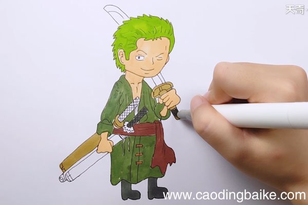 索隆简笔画