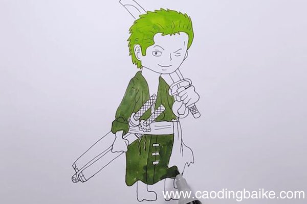 索隆简笔画