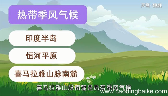 南亚的气候特征 南亚的气候特征是怎样的