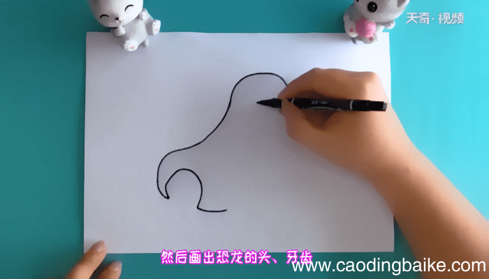 恐龙可爱简笔画 恐龙可爱简笔画