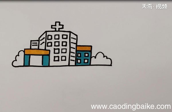 医院简笔画