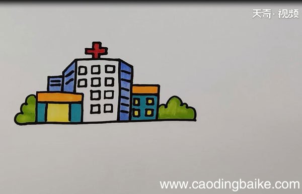 医院简笔画