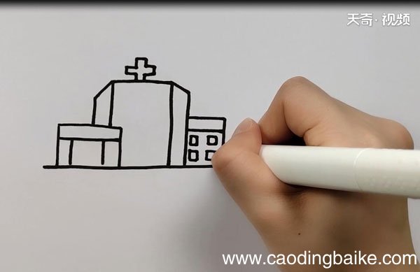 医院简笔画