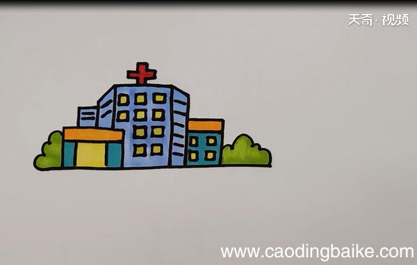 医院简笔画