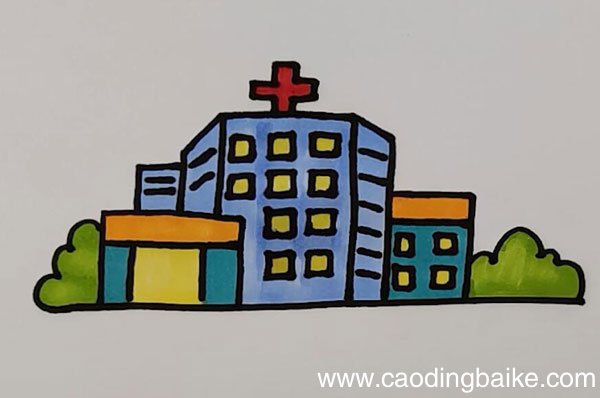 医院简笔画