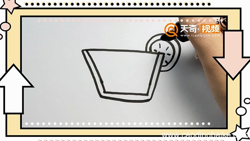 柠檬汁简笔画