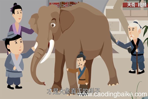 盲人摸象的故事