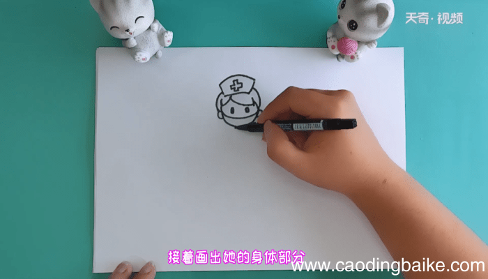 抗击病毒医生简笔画 抗击病毒医生简笔画报