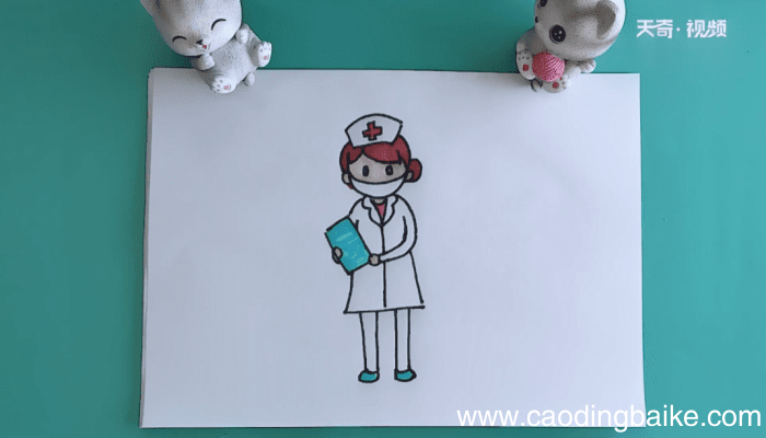 抗击病毒医生简笔画 抗击病毒医生简笔画报