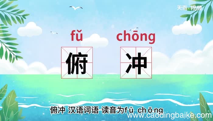 俯冲的意思 俯冲什么意思