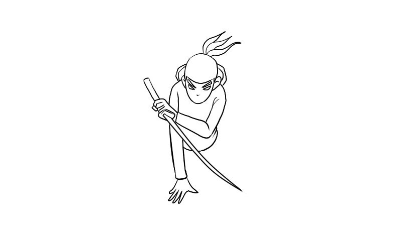 伍六七简笔画教程 伍六七简笔画
