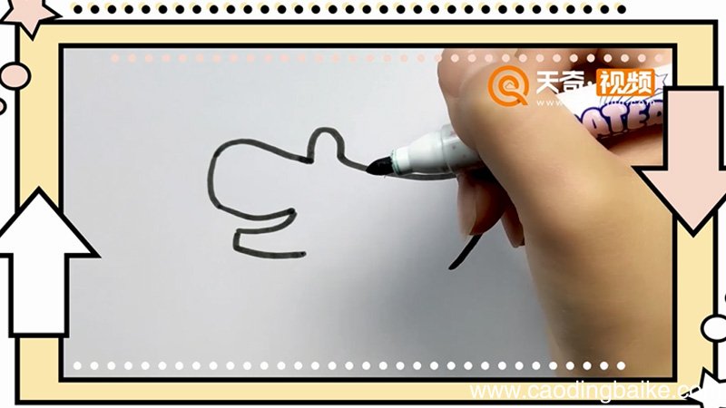 鳄鱼怎么画