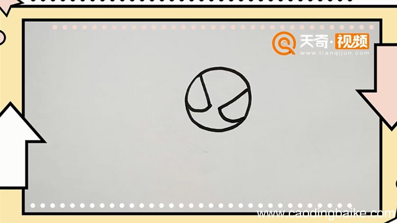 小蜘蛛侠简笔画
