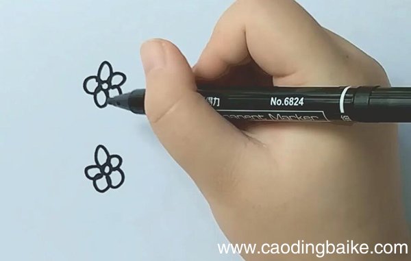 花丛简笔画
