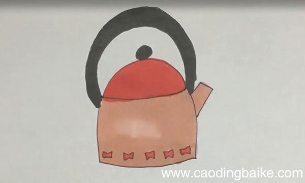 烧水壶简笔画