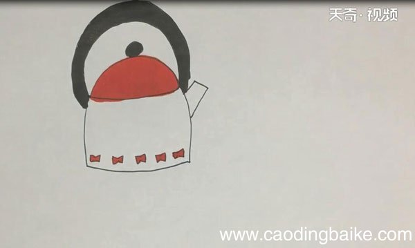 烧水壶简笔画