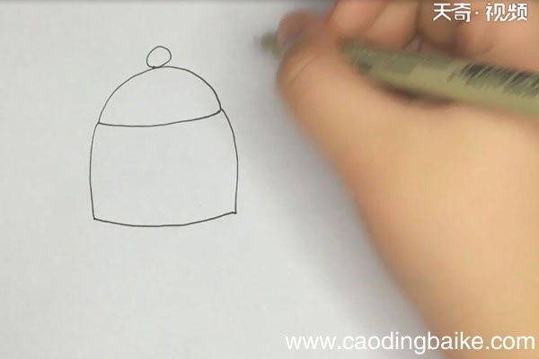 烧水壶简笔画