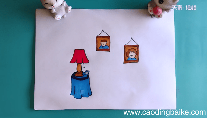 家中一角简笔画 家中一角简笔画报