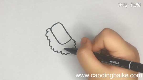 寿司的简笔画