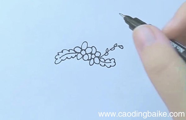 花花帽简笔画