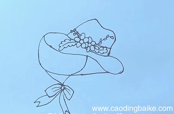 花花帽简笔画