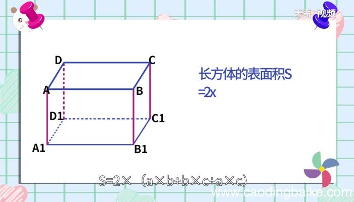 正方体和长方体的表面积公式正方体和长方体的表面积公式是什么