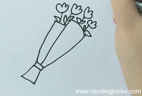 花束简笔画
