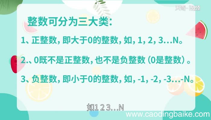 正整数是什么 什么是正整数
