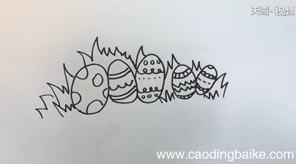 彩蛋简笔画