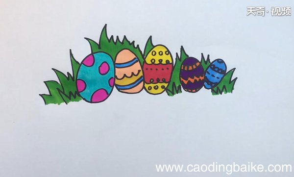 彩蛋简笔画