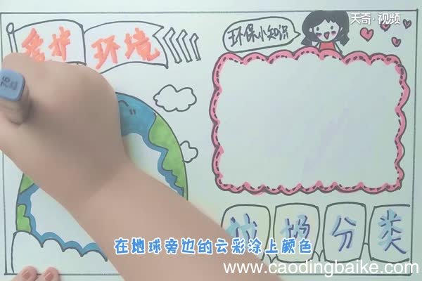 保护环境手抄报 环境保护的手抄报怎么画