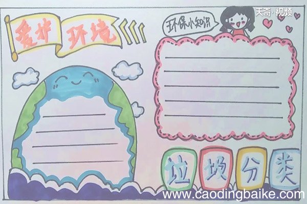 保护环境手抄报 环境保护的手抄报怎么画