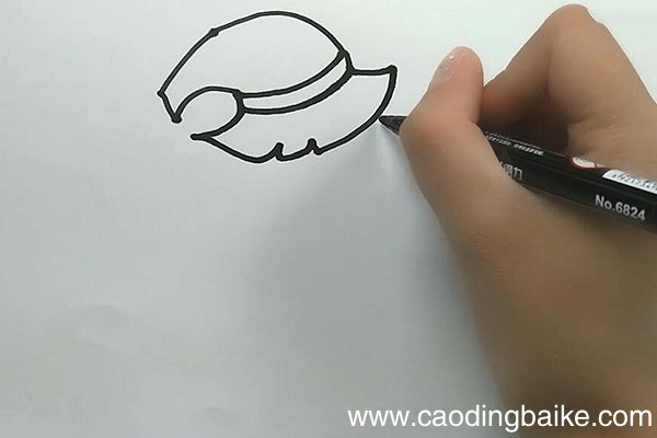 万圣节漂亮的女巫简笔画 万圣节漂亮的女巫的画法