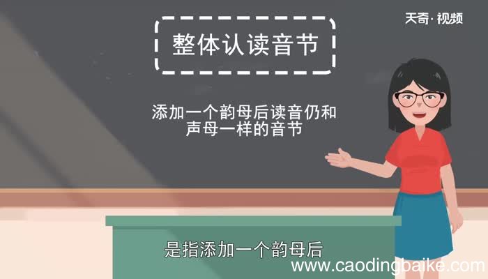什么是整体认读音节 整体认读音节有哪些