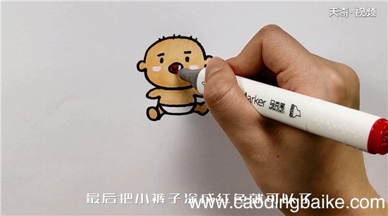 婴儿简笔画