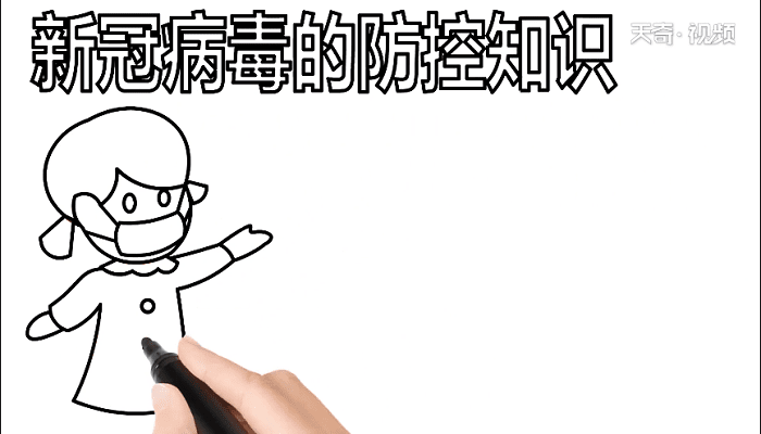 新冠病毒的预防知识手抄报 新冠病毒的预防知识画报