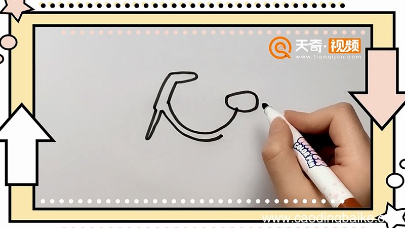 自行车简笔画