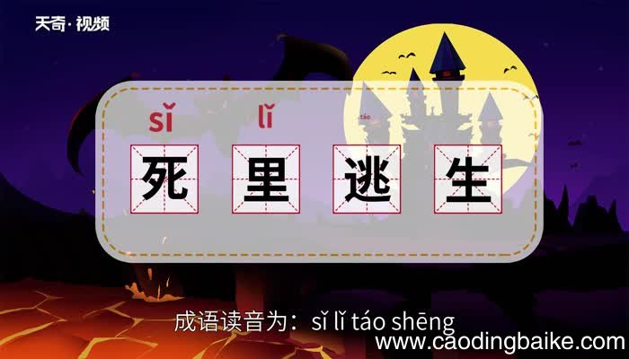 死里逃生的意思 死里逃生的意思是什么