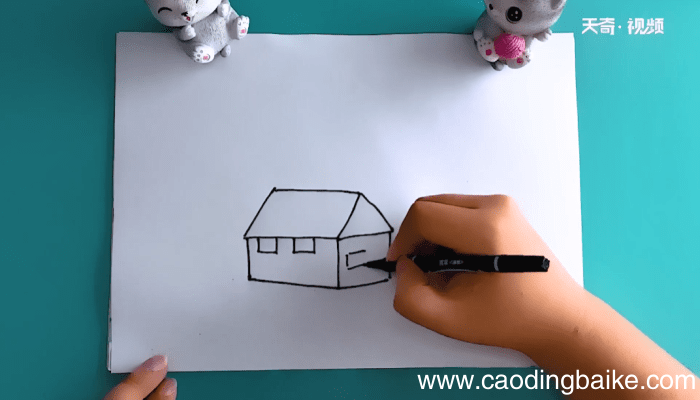 会飞的房子简笔画 会飞的房子简笔画怎么画