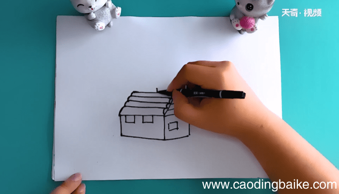 会飞的房子简笔画 会飞的房子简笔画怎么画