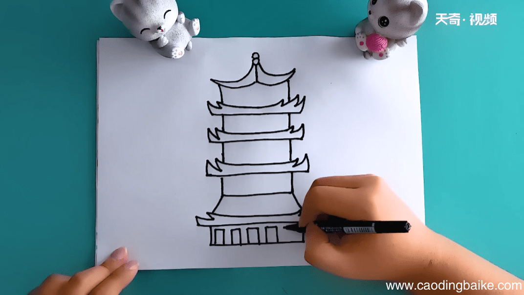 黄鹤楼简笔画 黄鹤楼简笔画怎么画