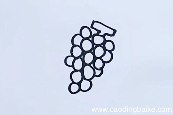 葡萄简笔画葡萄怎么画