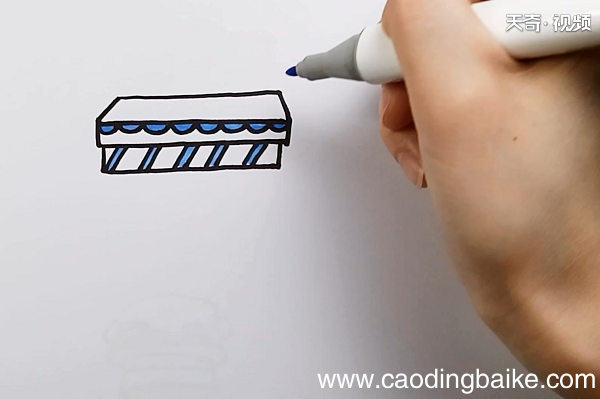 文具盒简笔画