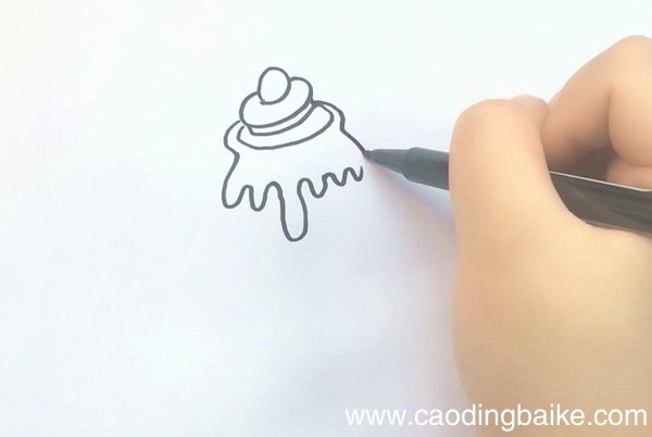蜂蜜简笔画