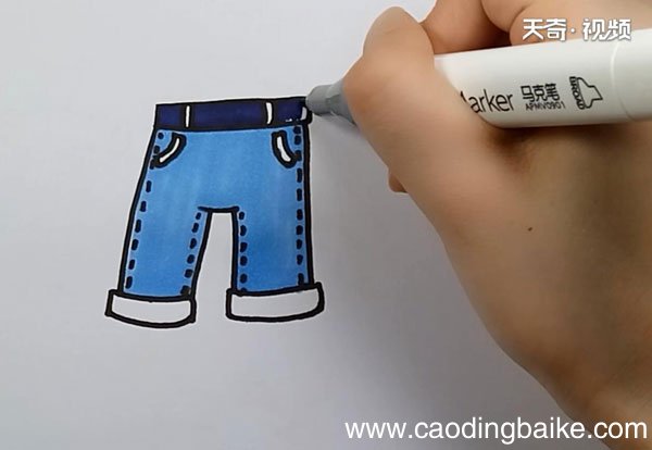 裤子简笔画
