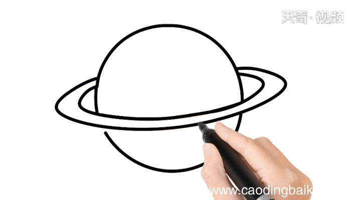 土星简笔画 土星简笔画怎么画