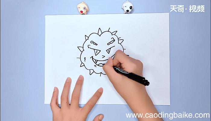 病毒儿童的简笔画 病毒儿童的简笔画怎么画
