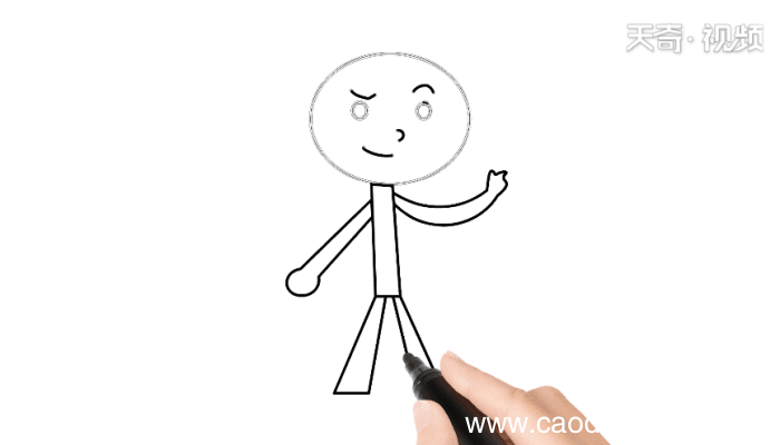 火柴人比心简笔画 火柴人比心简笔画怎么画