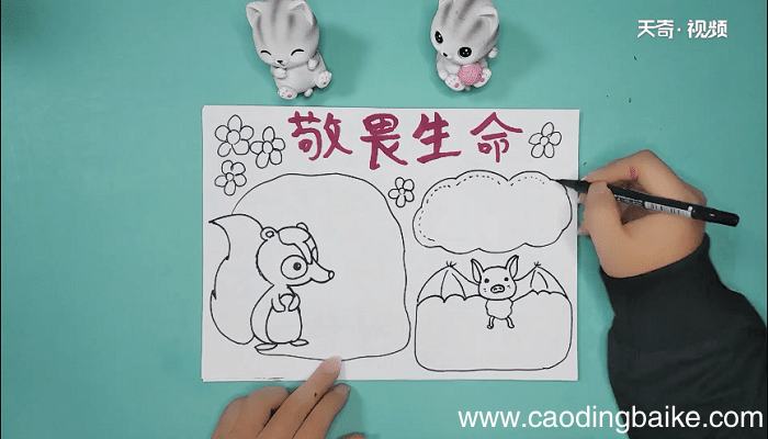 敬畏生命的手抄报 敬畏生命的手抄画报