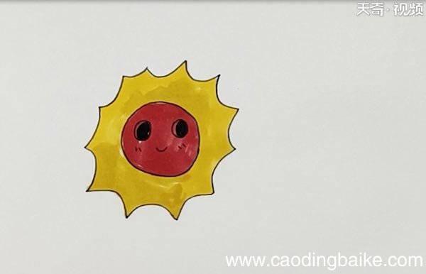 太阳简笔画